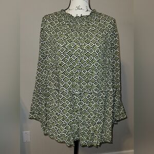 Cato Abstract Patterned Top
